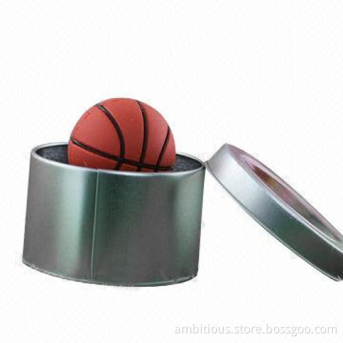 New basketball-shaped USB flash pen drive, 100% real capacity